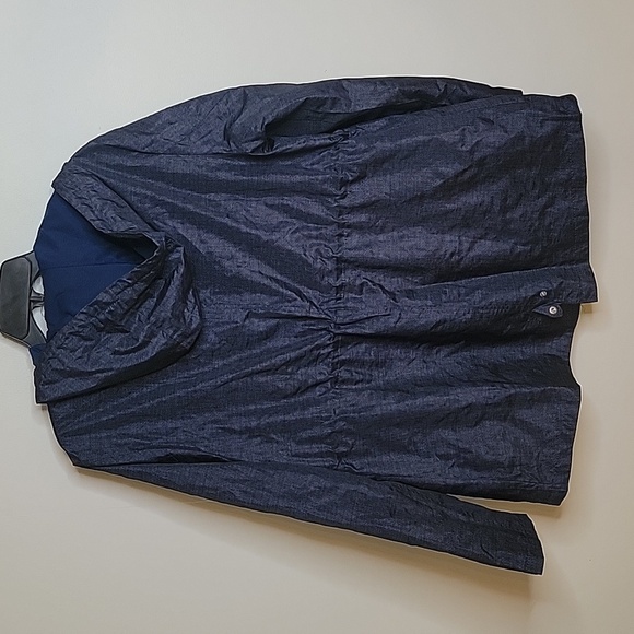 INTL DETAILS Navy Blue Parka In A Pocket SIZE Medium - Picture 4 of 7